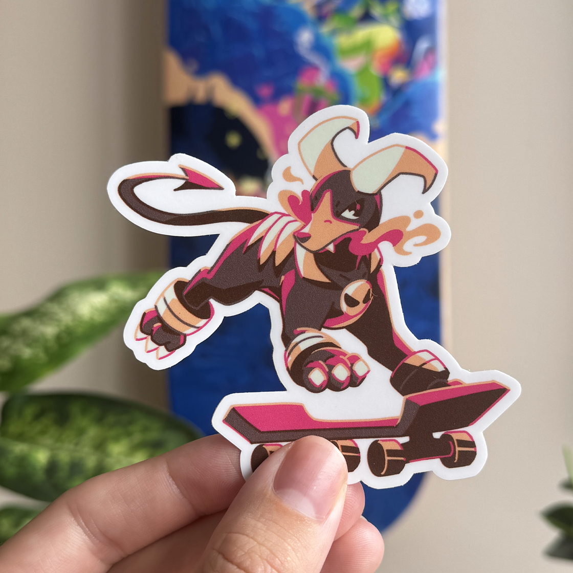 Gen 2 - Skateboard Mons Sticker Set (11 pack)