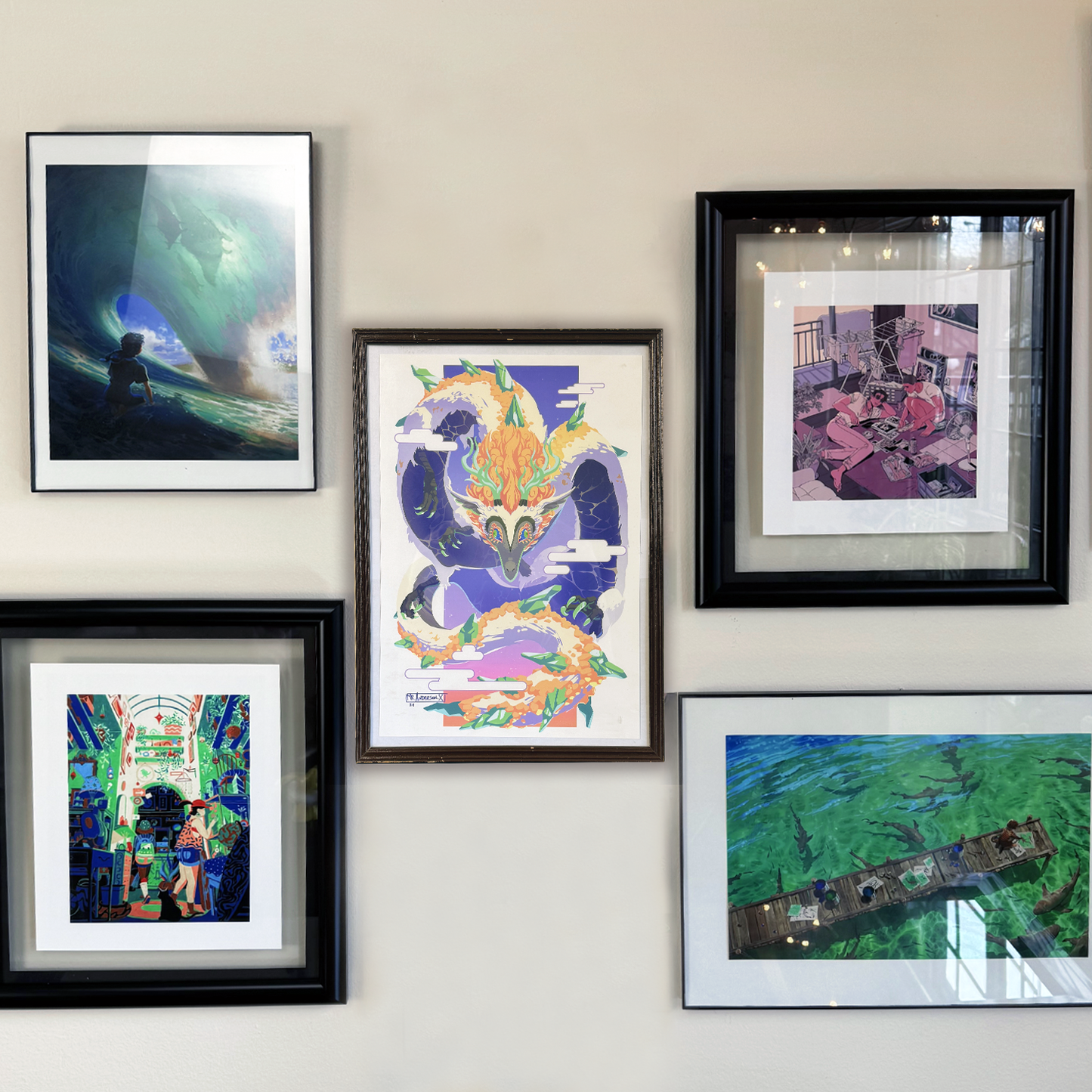 Light Dragon Matte Giclee Print