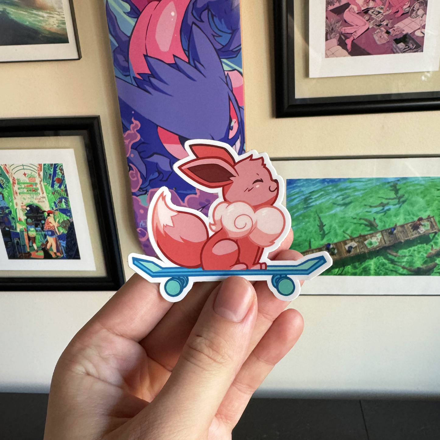 Gen 1 - Skateboard Mons Sticker Set (8 pack)