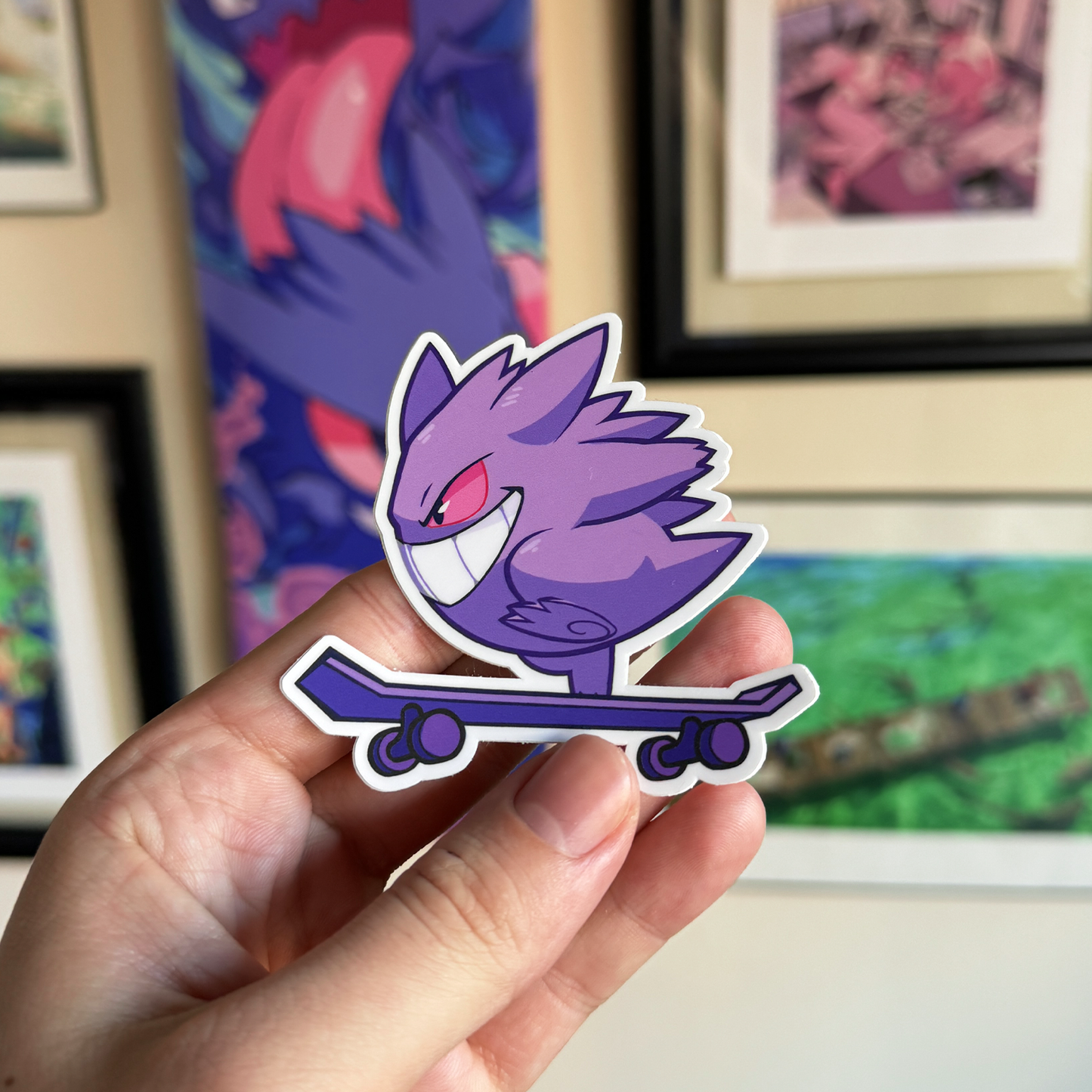 Gen 1 - Skateboard Mons Sticker Set (8 pack)