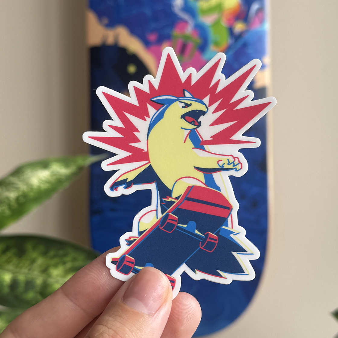 Gen 2 - Skateboard Mons Sticker Set (11 pack)