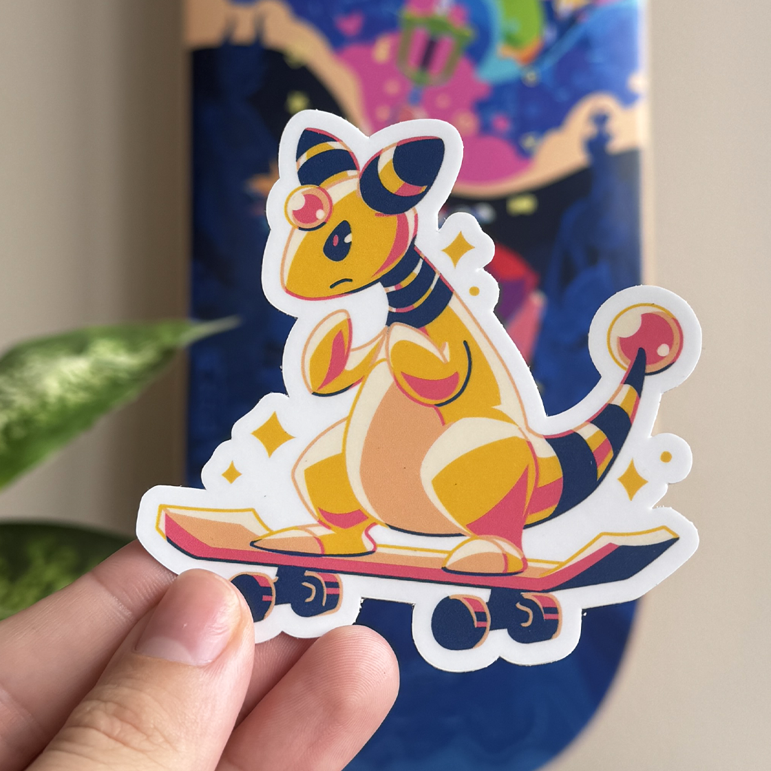Gen 2 - Skateboard Mons Individual Sticker