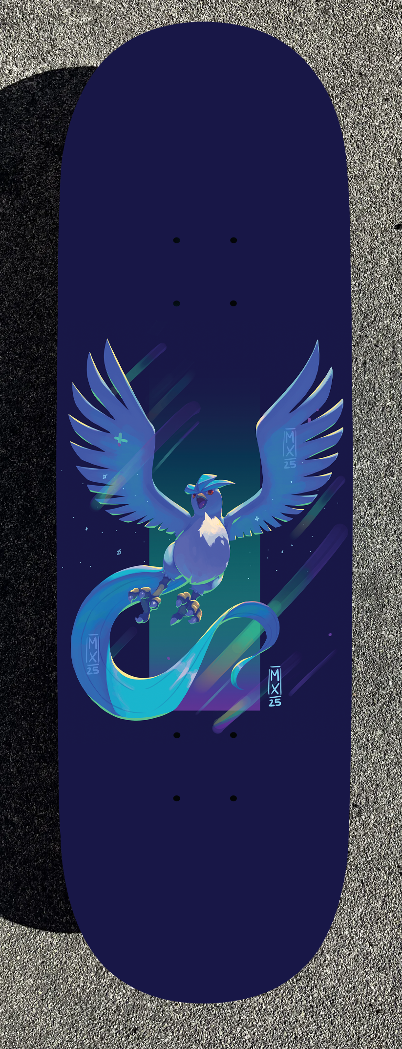 Flash Pokemon Design Painted Boards (Made within 3 Months)