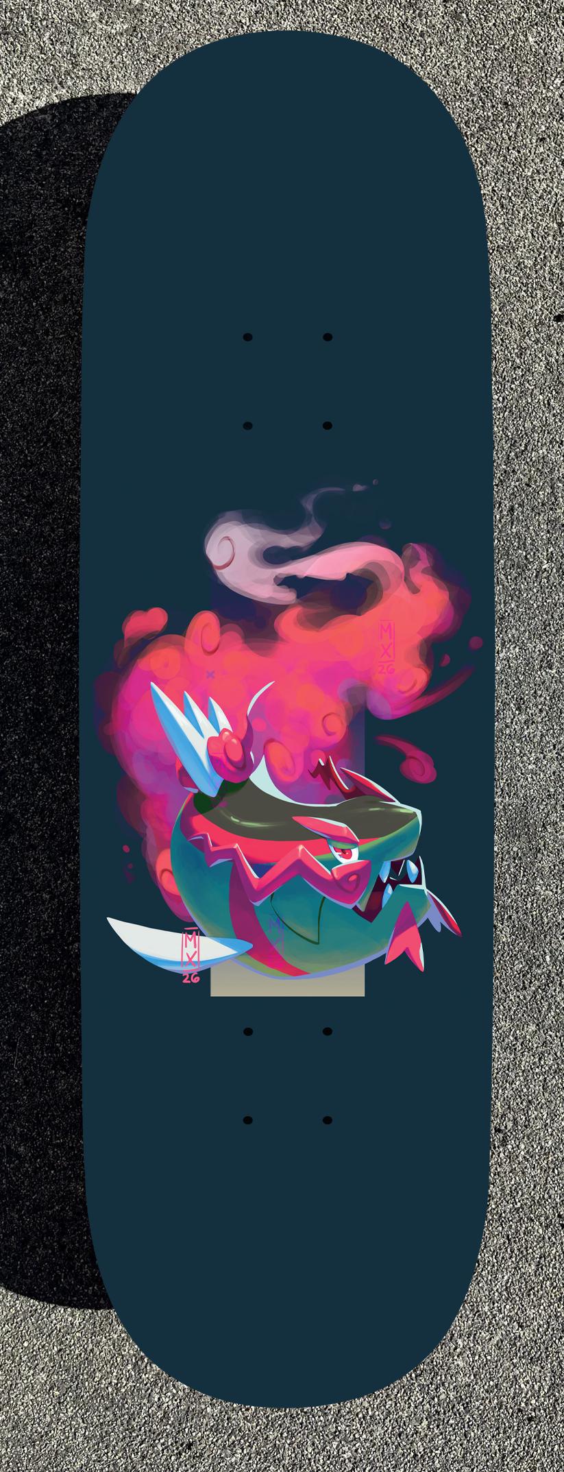 Flash Pokemon Design Painted Boards (Made within 3 Months)