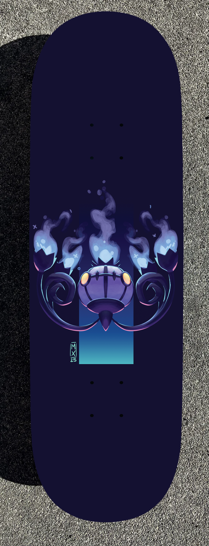 Flash Pokemon Design Painted Boards (Made within 3 Months)