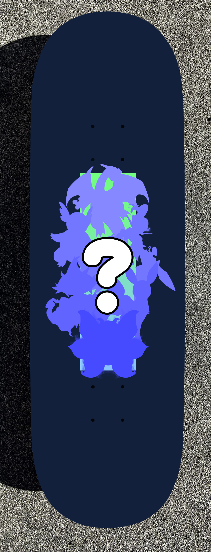 Custom Pokemon Designs Hand Painted Boards (Made within 3 Months)