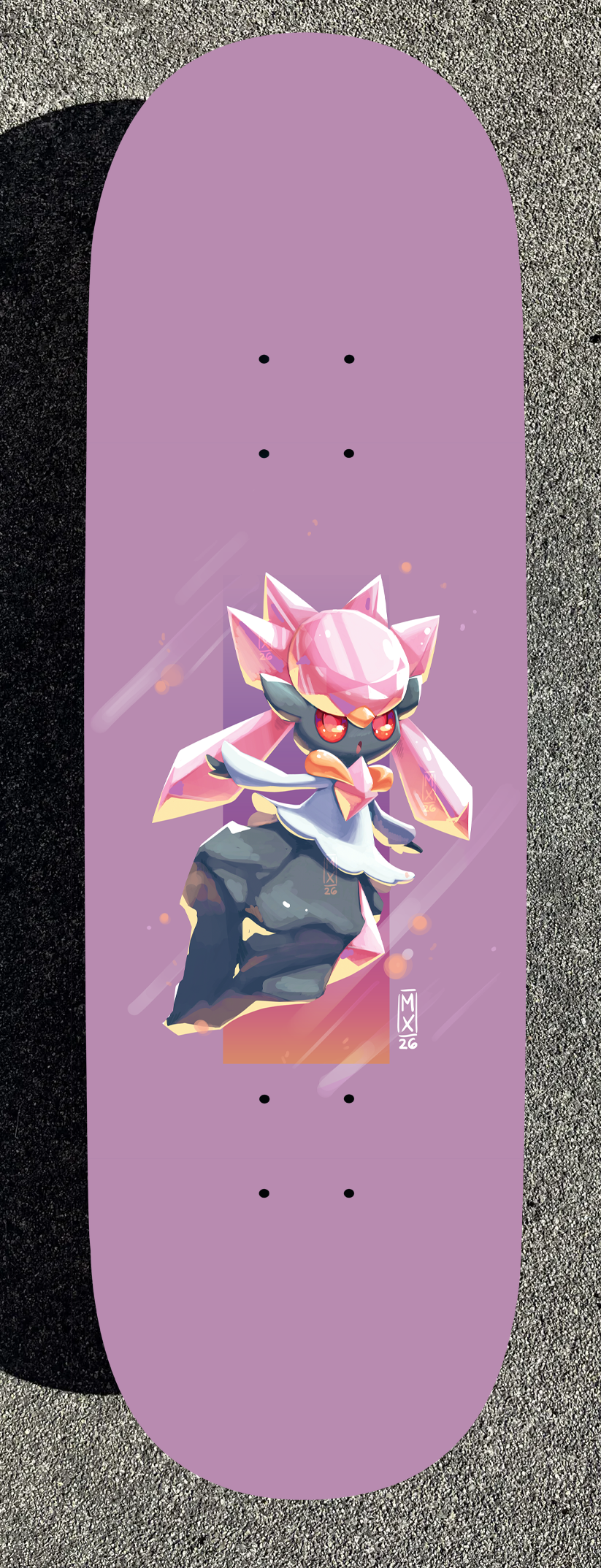Flash Pokemon Design Painted Boards (Made within 3 Months)