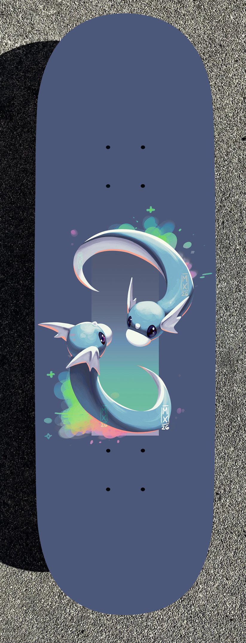 Flash Pokemon Design Painted Boards (Made within 3 Months)