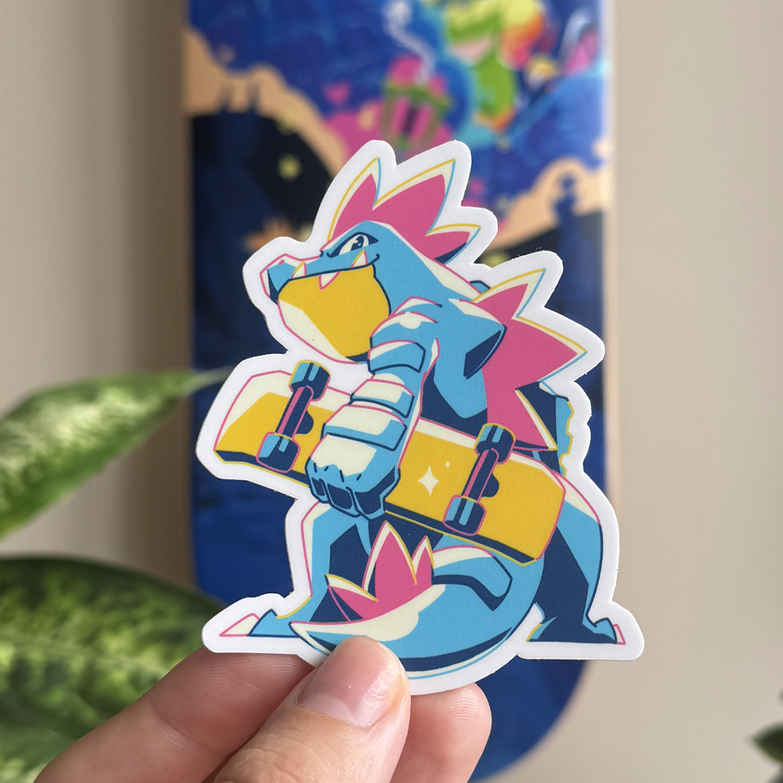 Gen 2 - Skateboard Mons Individual Sticker