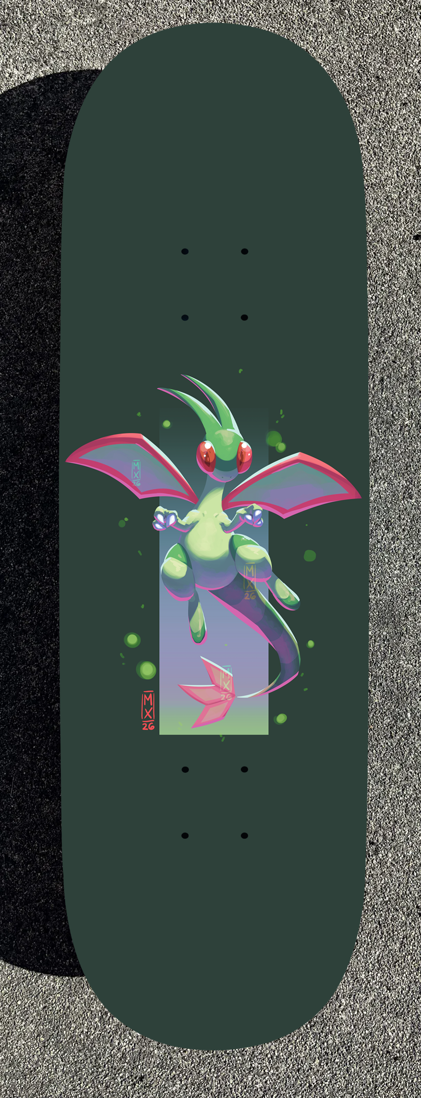 Flash Pokemon Design Painted Boards (Made within 3 Months)