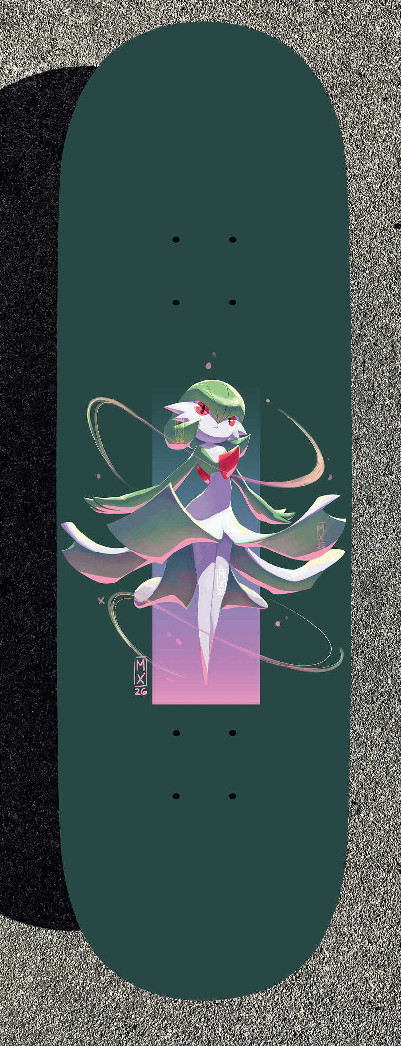 Flash Pokemon Design Painted Boards (Made within 3 Months)