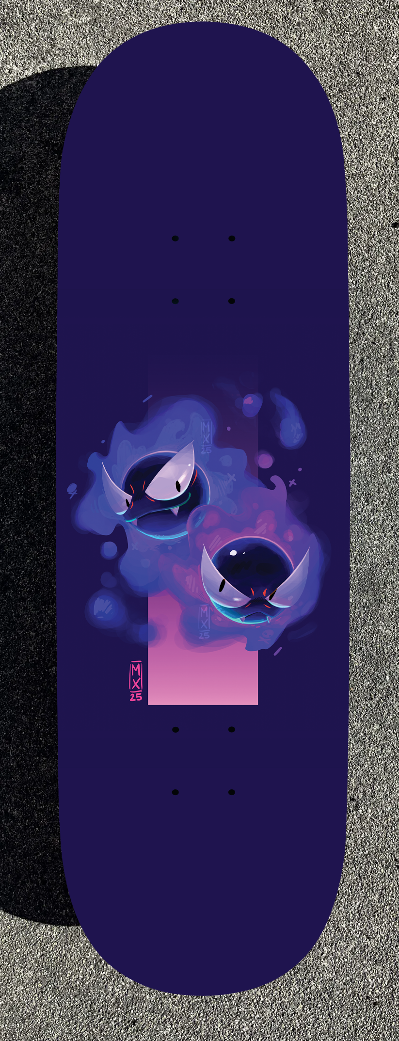 Flash Pokemon Design Painted Boards (Made within 3 Months)