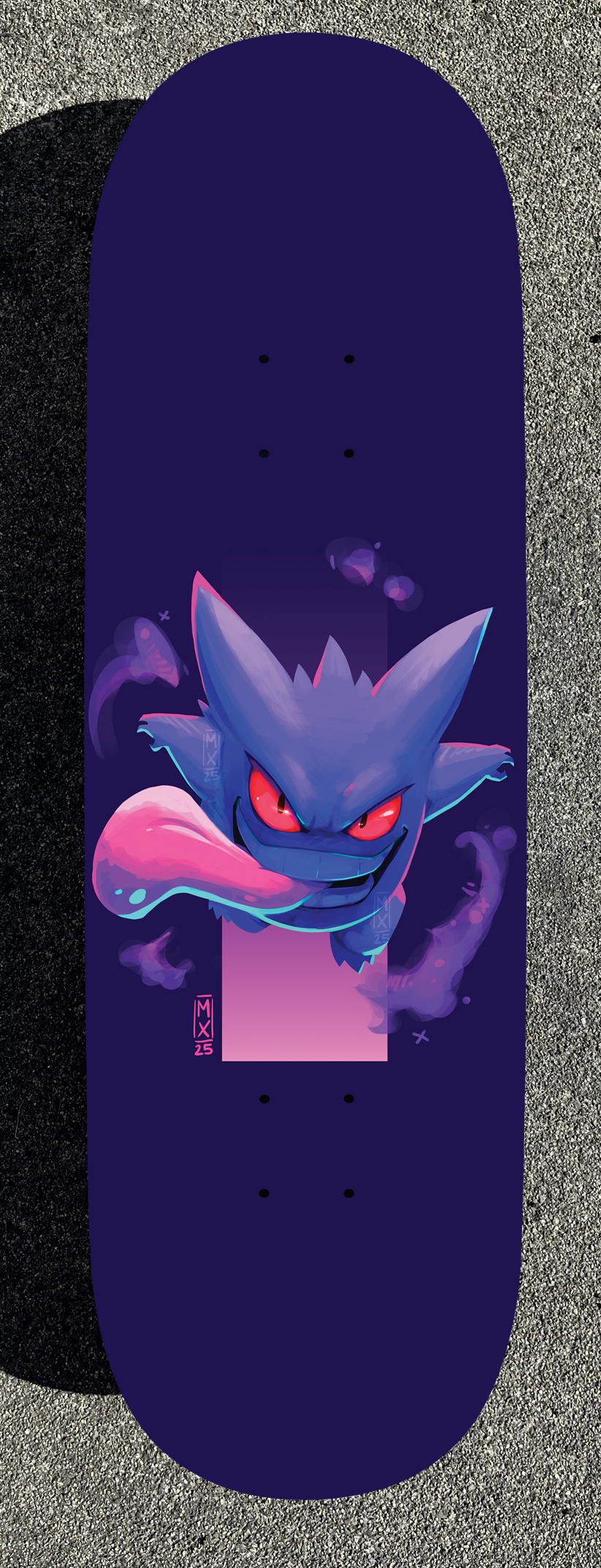 Flash Pokemon Design Painted Boards (Made within 3 Months)