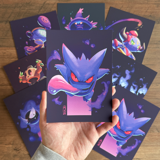 Ghost Mon Print Set (Set of 9)