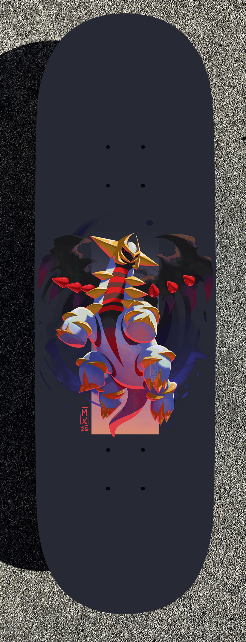 Flash Pokemon Design Painted Boards (Made within 3 Months)