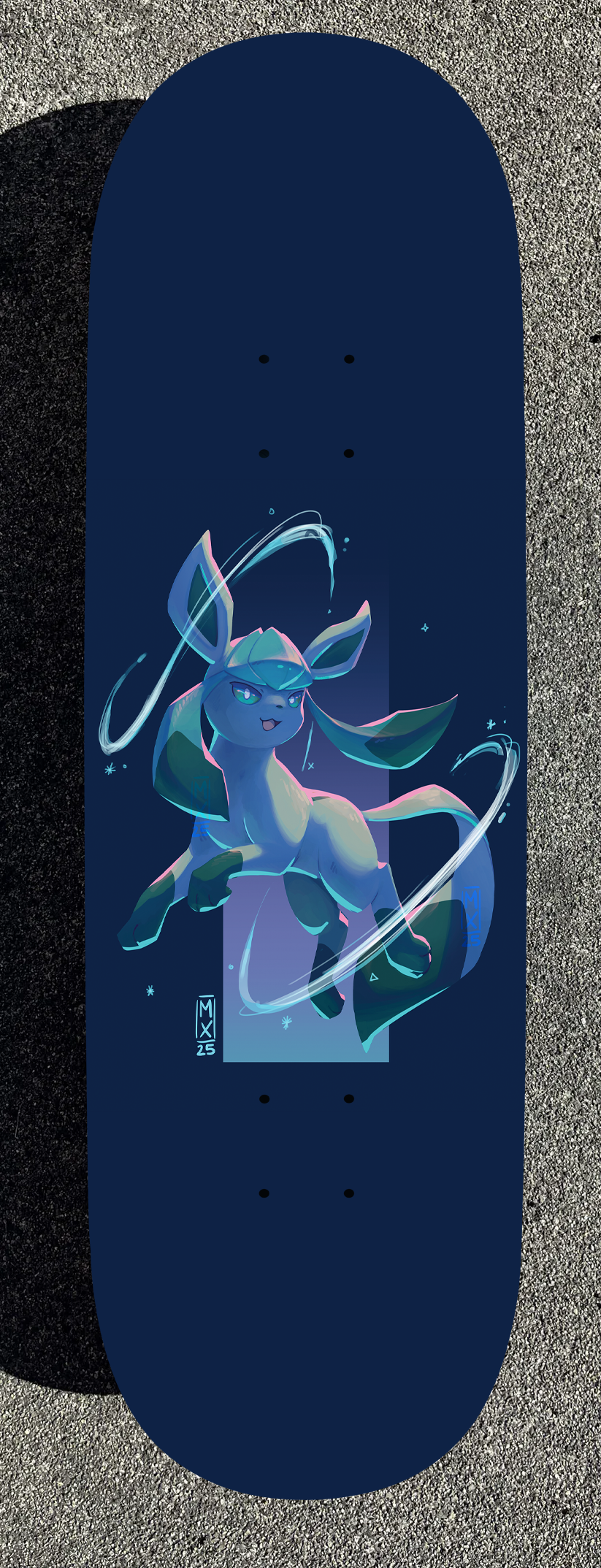 Flash Pokemon Design Painted Boards (Made within 3 Months)