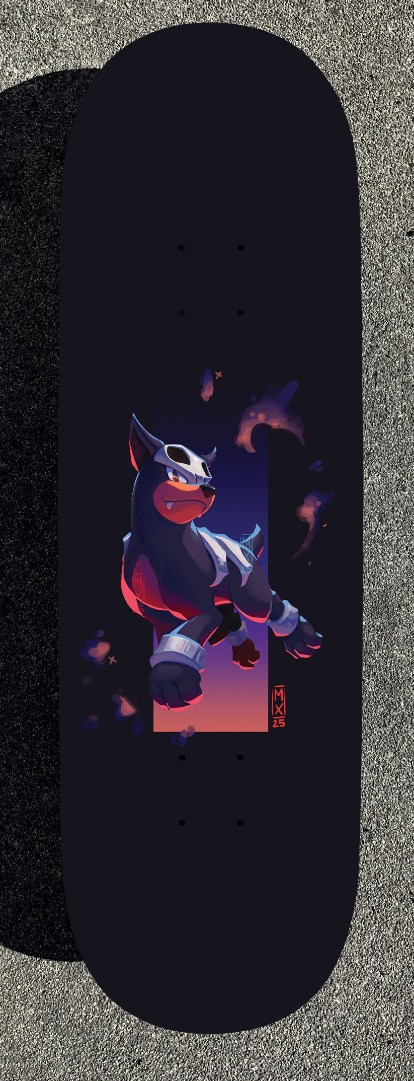 Flash Pokemon Design Painted Boards (Made within 3 Months)
