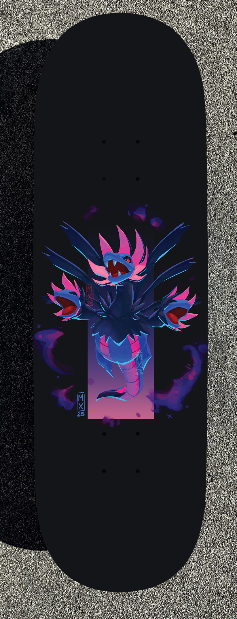 Flash Pokemon Design Painted Boards (Made within 3 Months)