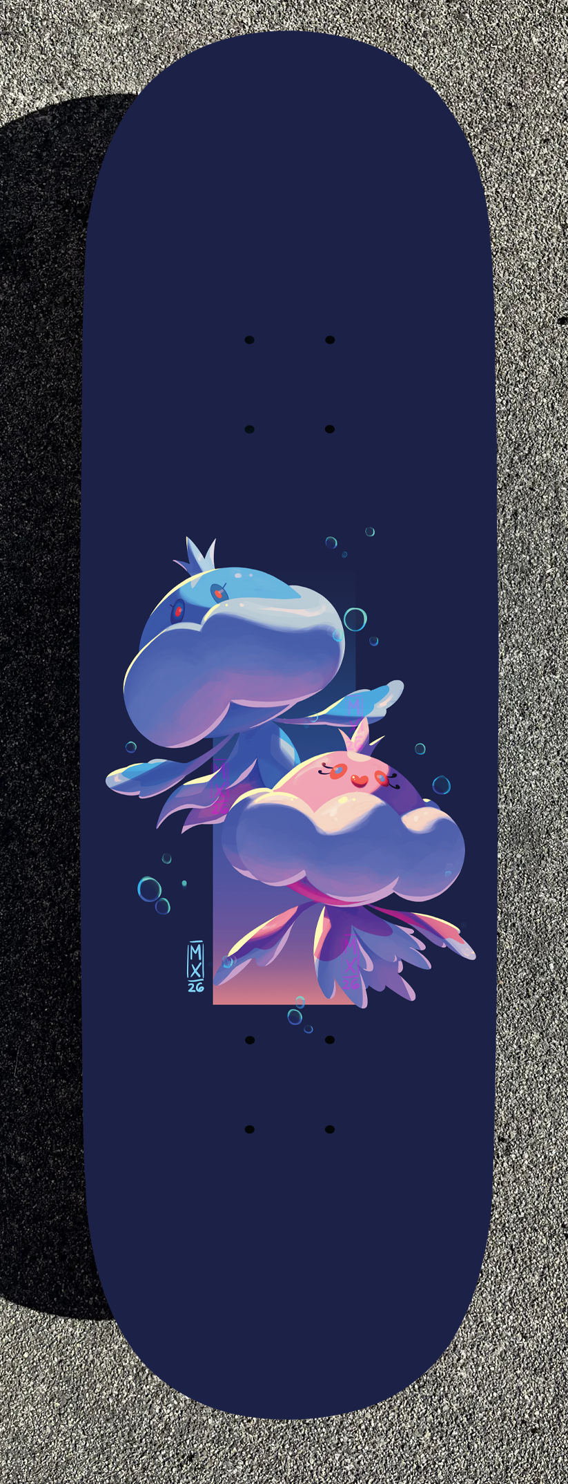 Flash Pokemon Design Painted Boards (Made within 3 Months)