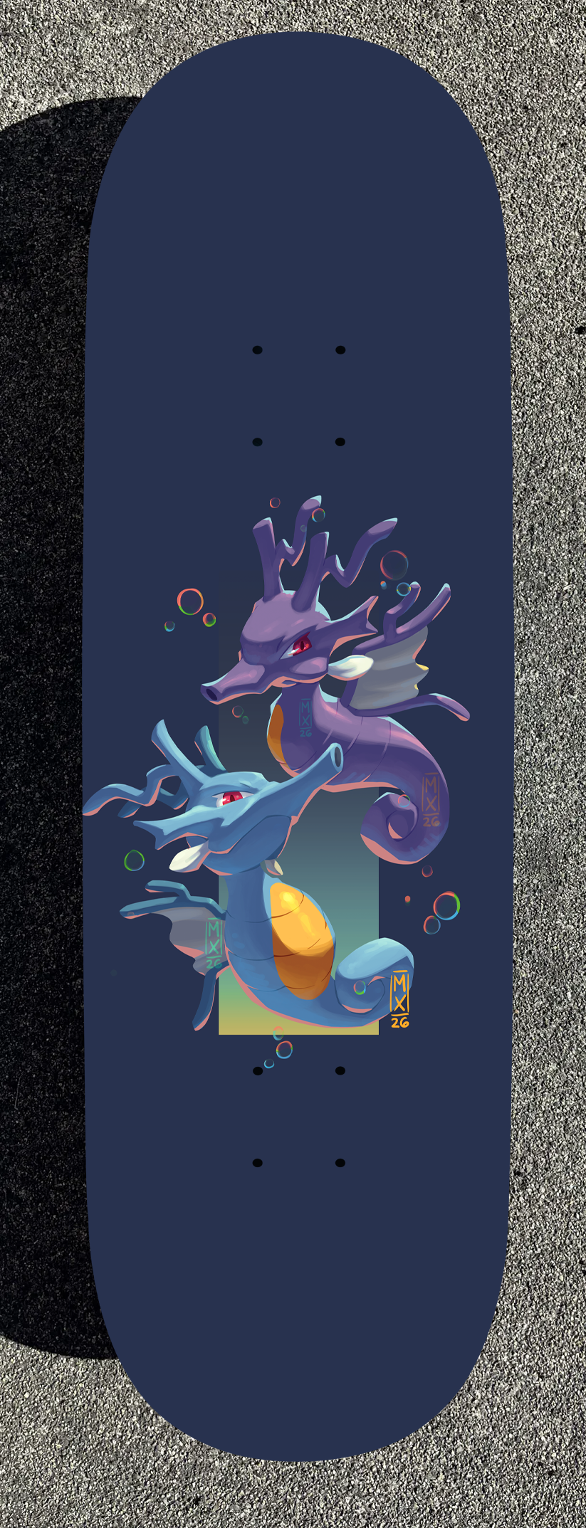 Flash Pokemon Design Painted Boards (Made within 3 Months)