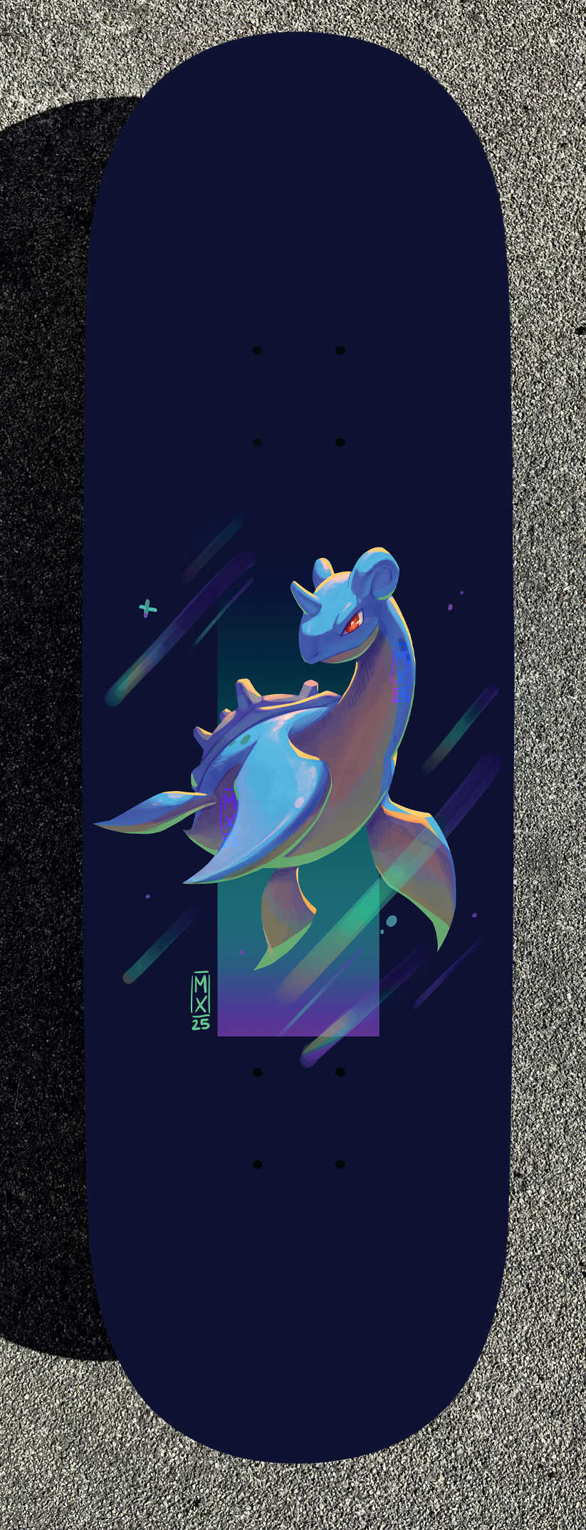 Flash Pokemon Design Painted Boards (Made within 3 Months)