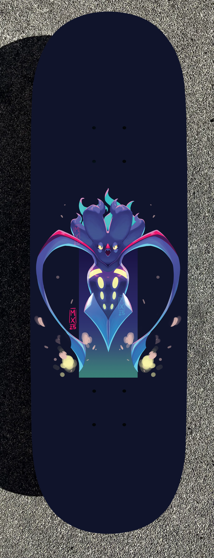 Flash Pokemon Design Painted Boards (Made within 3 Months)