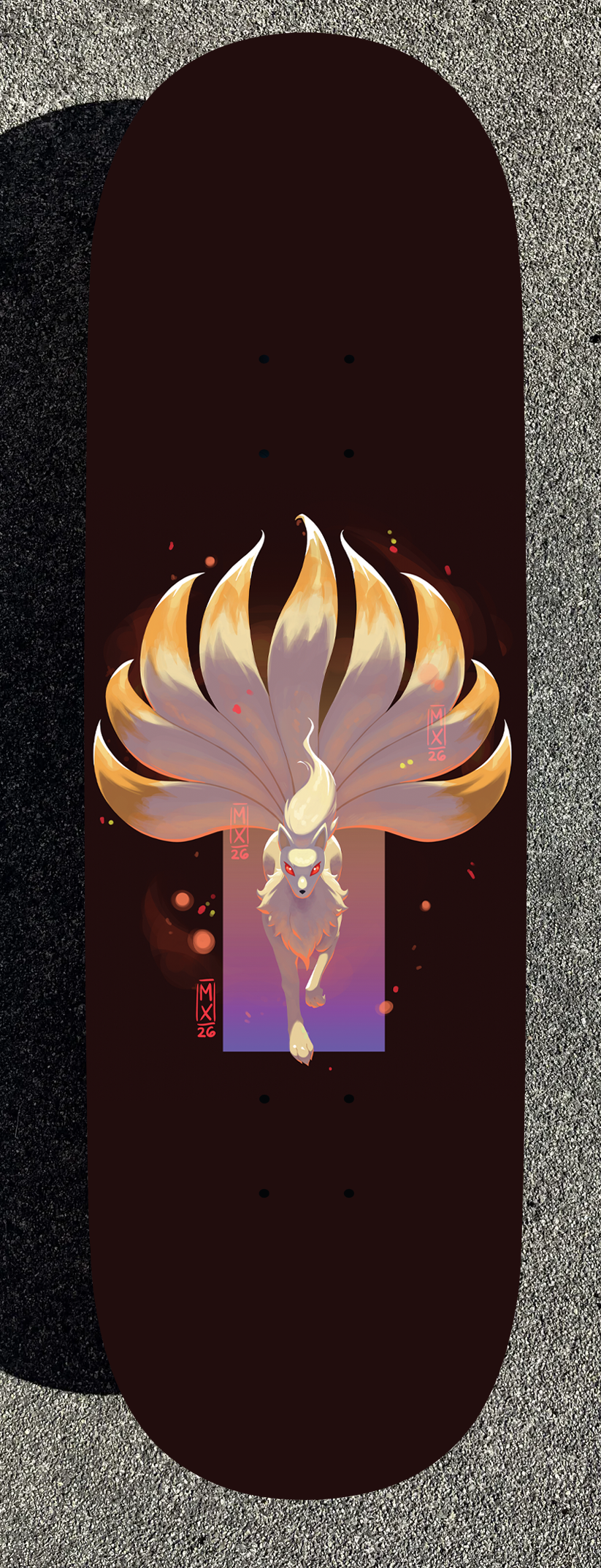 Flash Pokemon Design Painted Boards (Made within 3 Months)