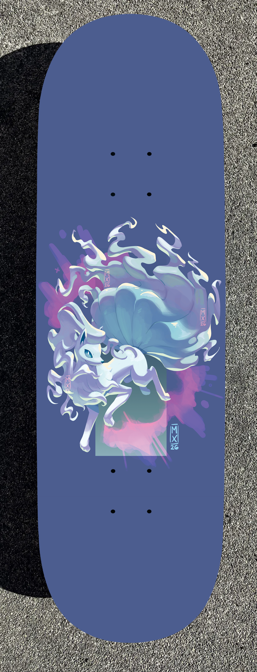 Flash Pokemon Design Painted Boards (Made within 3 Months)