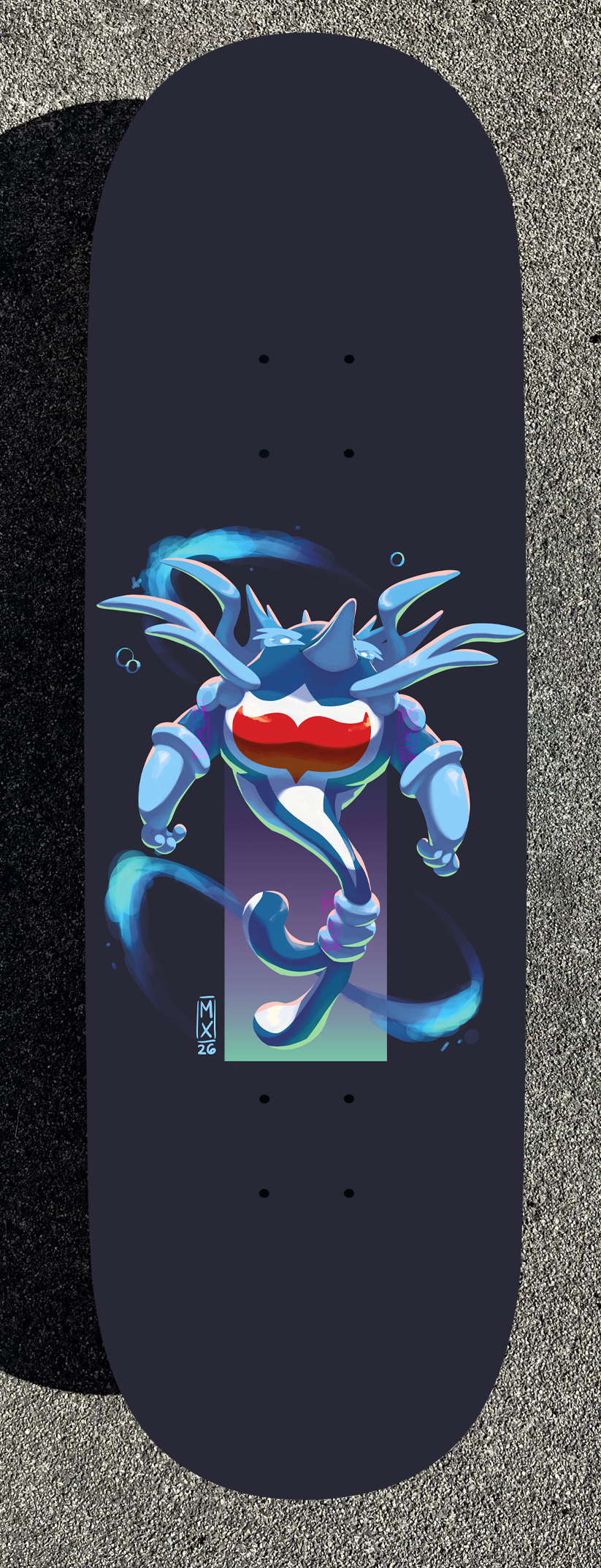 Flash Pokemon Design Painted Boards (Made within 3 Months)