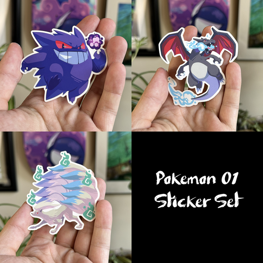 Pokemon 01 Sticker Set