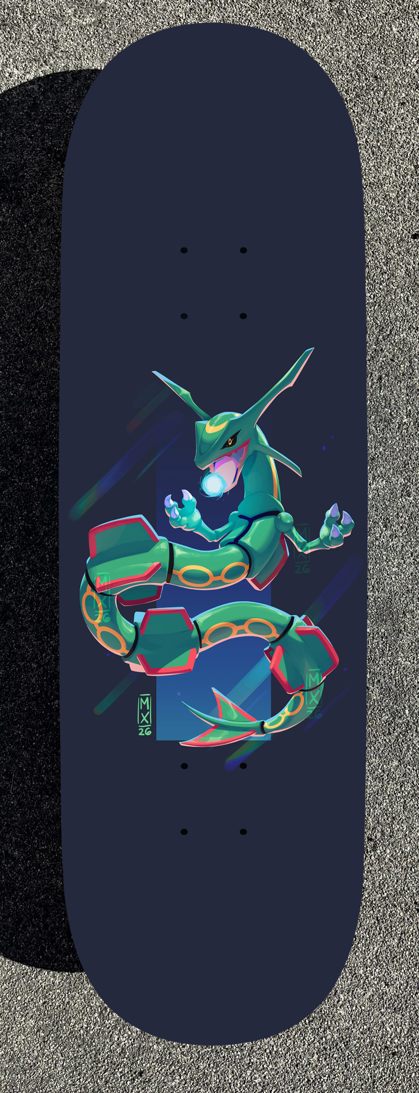Flash Pokemon Design Painted Boards (Made within 3 Months)