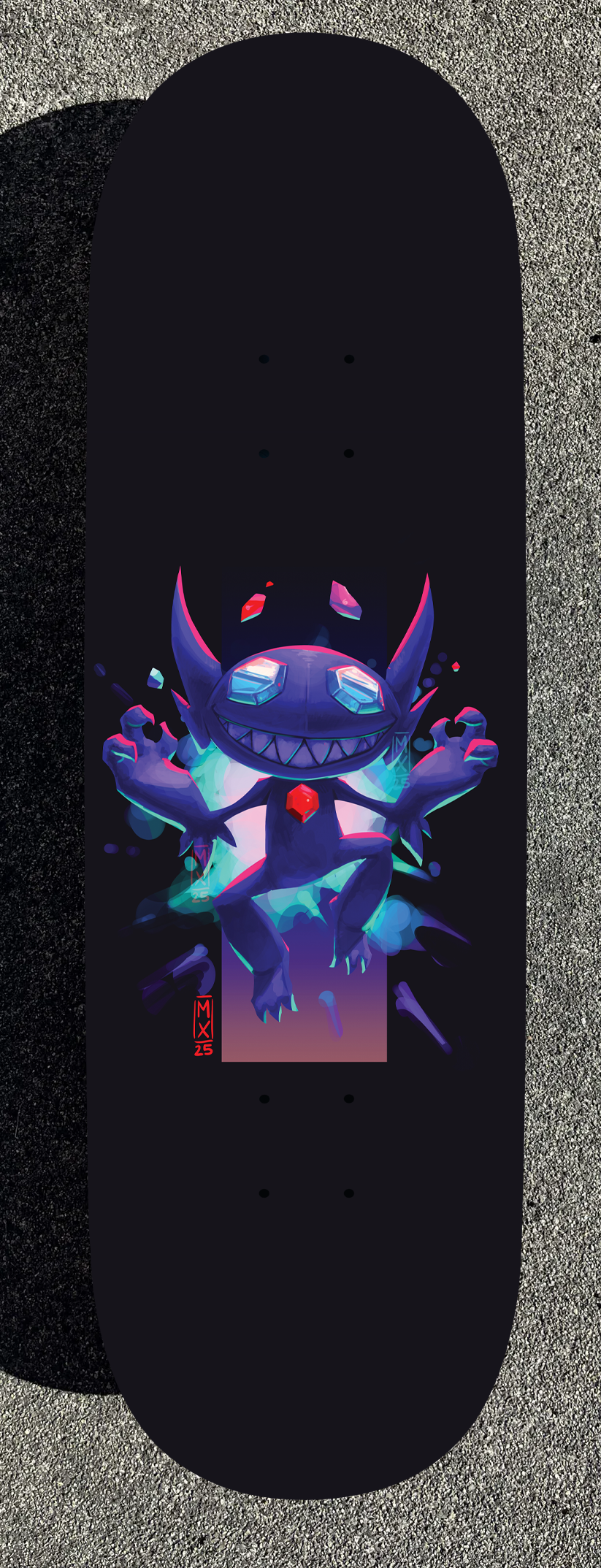 Flash Pokemon Design Painted Boards (Made within 3 Months)