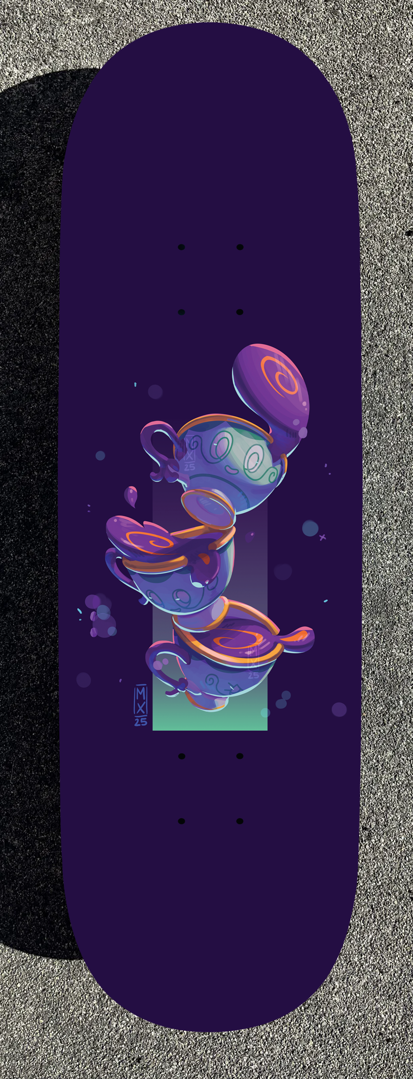 Flash Pokemon Design Painted Boards (Made within 3 Months)