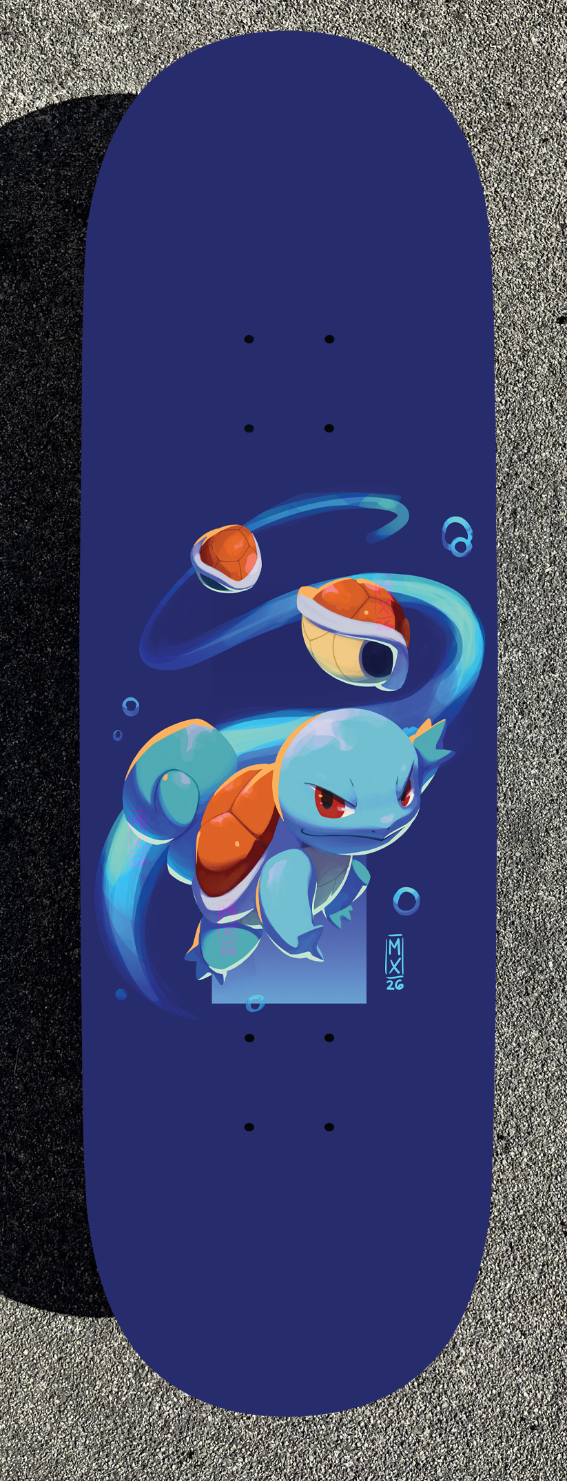 Flash Pokemon Design Painted Boards (Made within 3 Months)