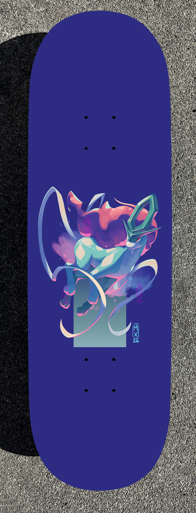 Flash Pokemon Design Painted Boards (Made within 3 Months)