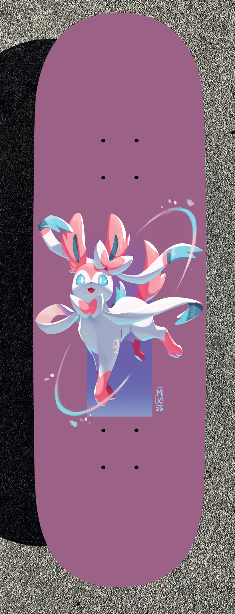 Flash Pokemon Design Painted Boards (Made within 3 Months)
