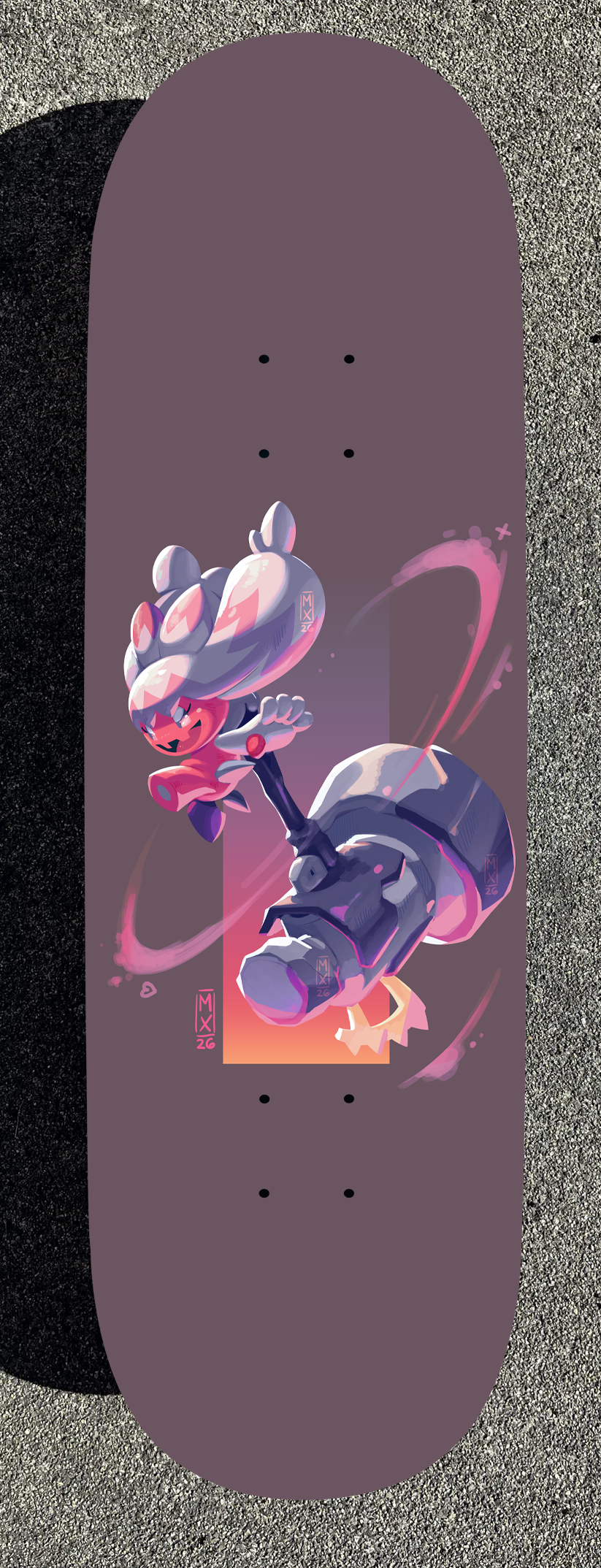 Flash Pokemon Design Painted Boards (Made within 3 Months)