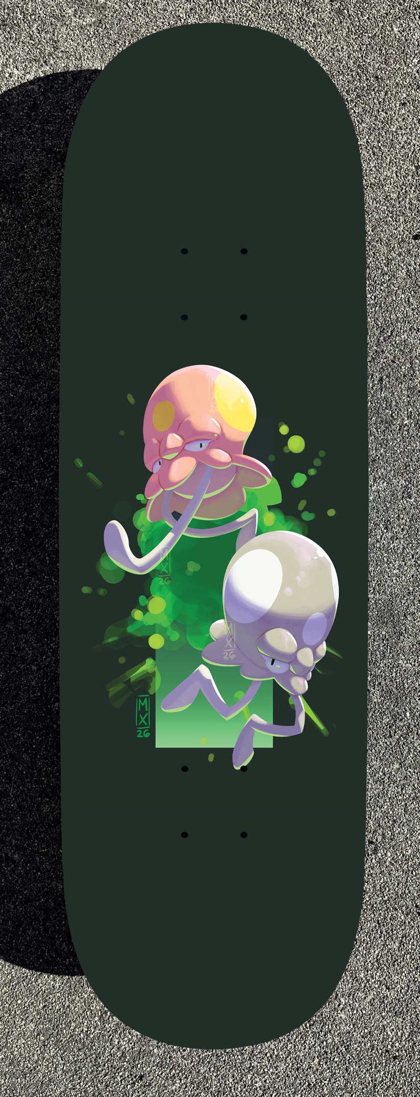 Flash Pokemon Design Painted Boards (Made within 3 Months)