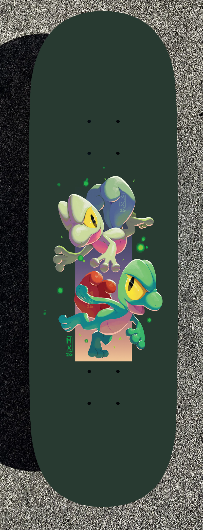 Flash Pokemon Design Painted Boards (Made within 3 Months)
