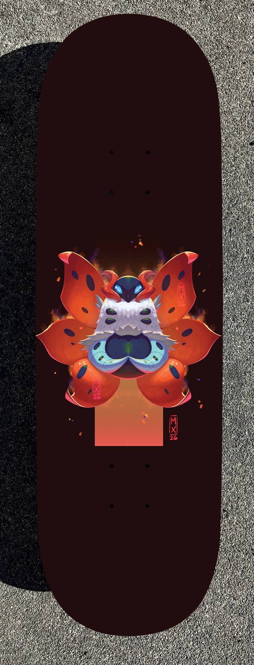 Flash Pokemon Design Painted Boards (Made within 3 Months)