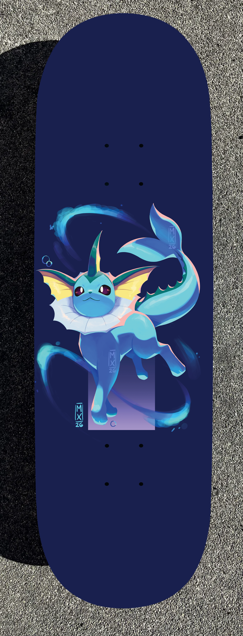 Flash Pokemon Design Painted Boards (Made within 3 Months)