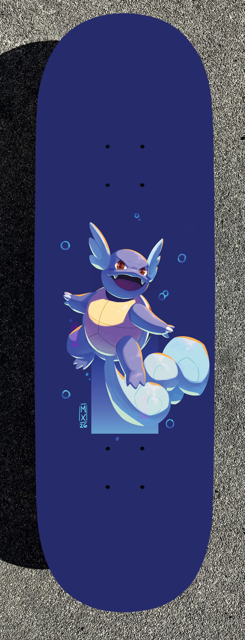 Flash Pokemon Design Painted Boards (Made within 3 Months)